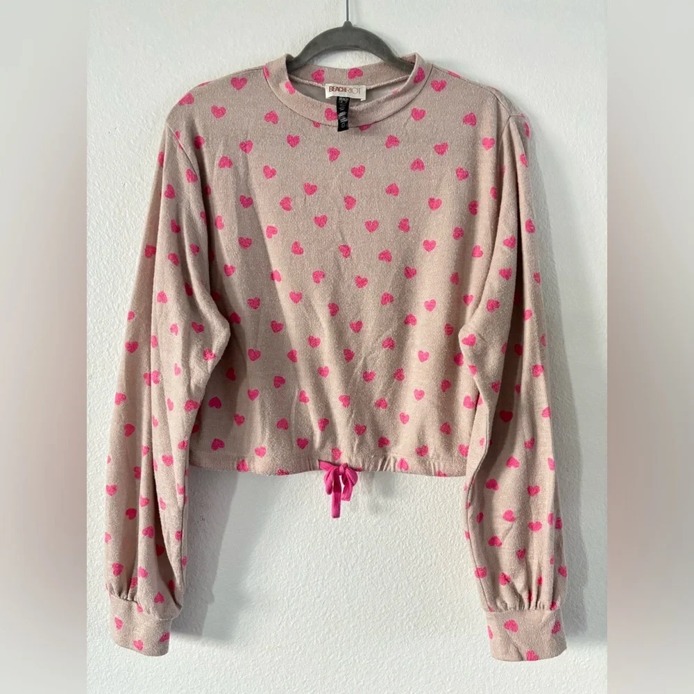 BEACH RIOT Dylan Sweatshirt in Taupe Heart
Color: Taupe Heart - Picture 2 of 7